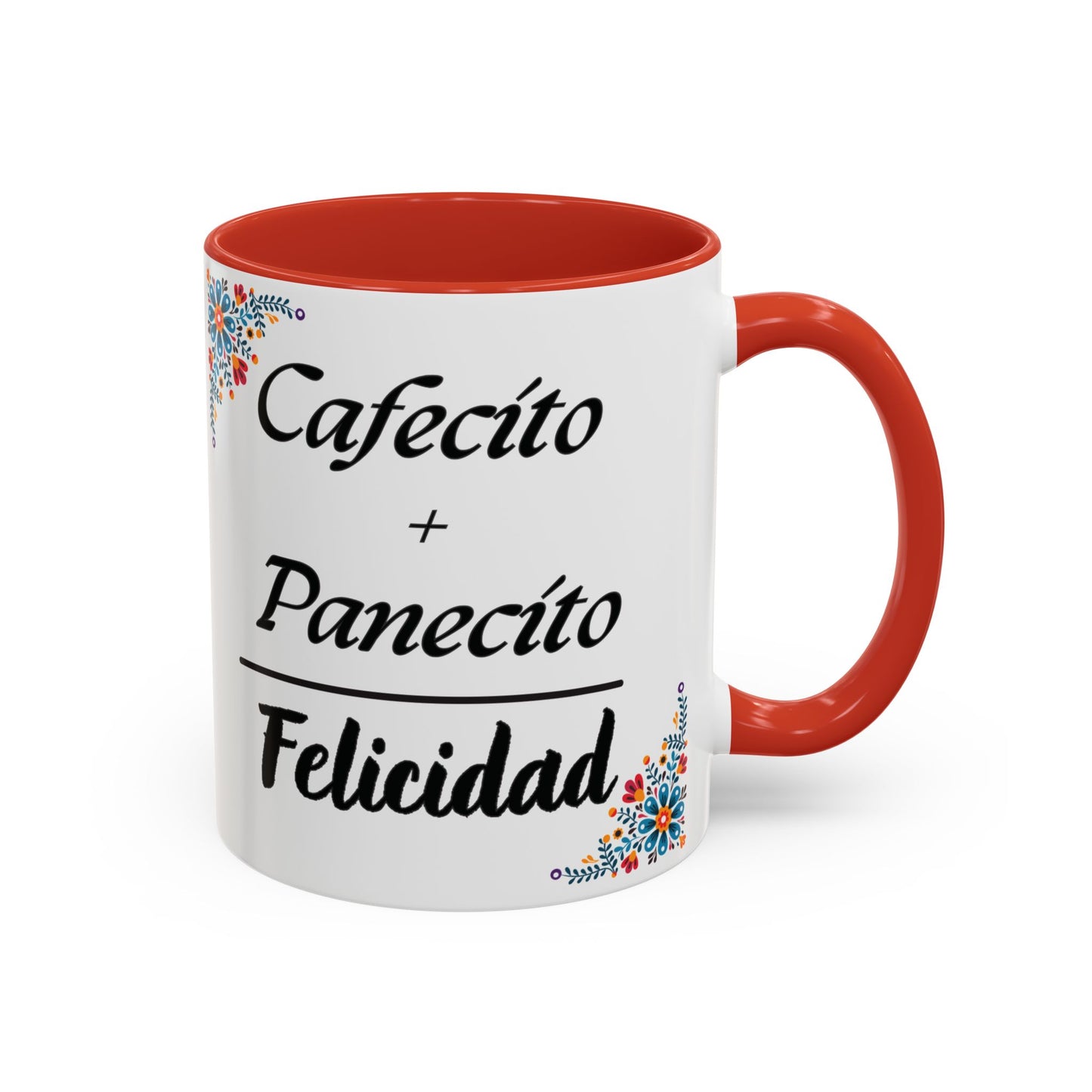 Cafecito + Panecito = Felicidad ☕🍩✨ - Mug - 11oz | 15oz