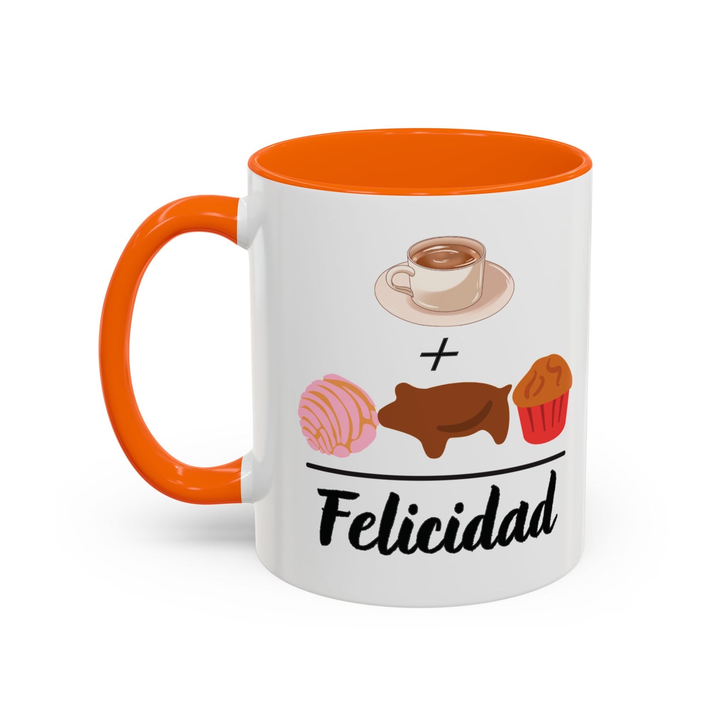 Cafecito + Pan Dulce = Felicidad βπ©π - Mug - 11oz | 15 oz