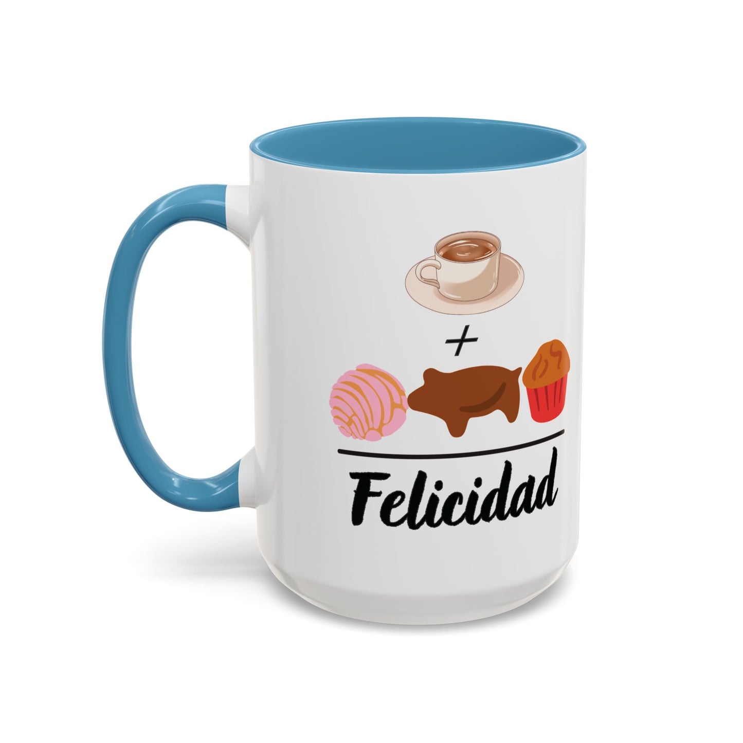 Cafecito + Pan Dulce = Felicidad βπ©π - Mug - 11oz | 15 oz