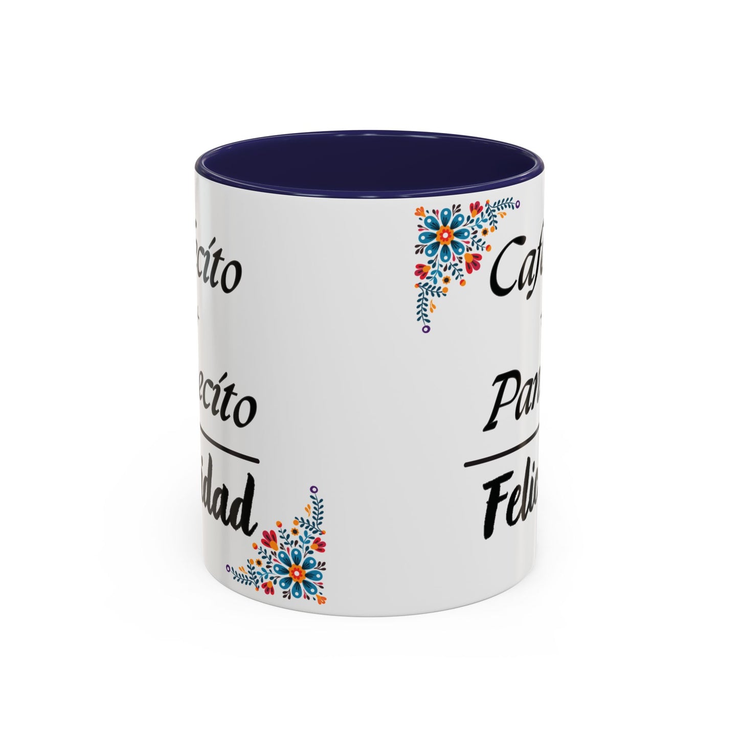 Cafecito + Panecito = Felicidad ☕🍩✨ - Mug - 11oz | 15oz