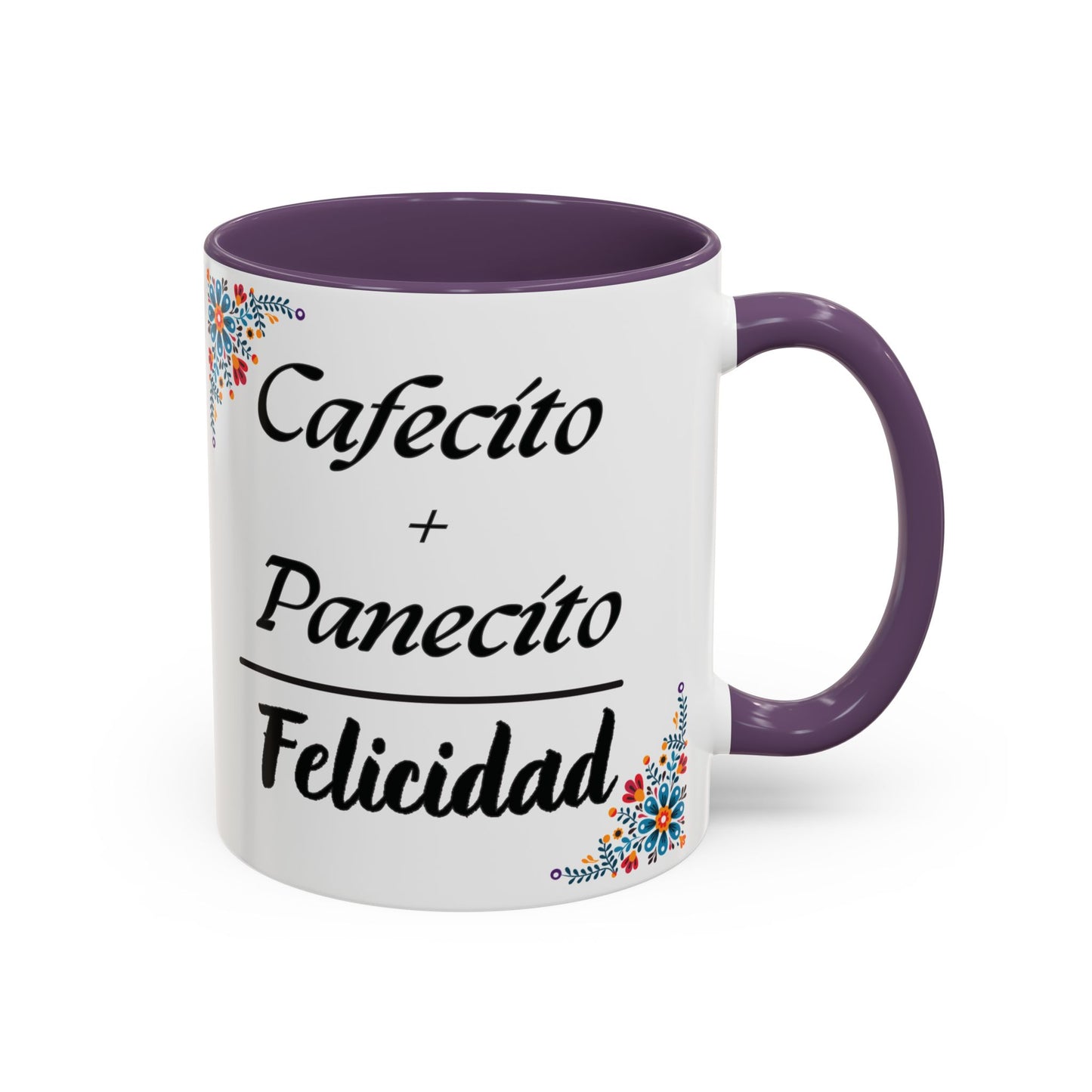 Cafecito + Panecito = Felicidad ☕🍩✨ - Mug - 11oz | 15oz