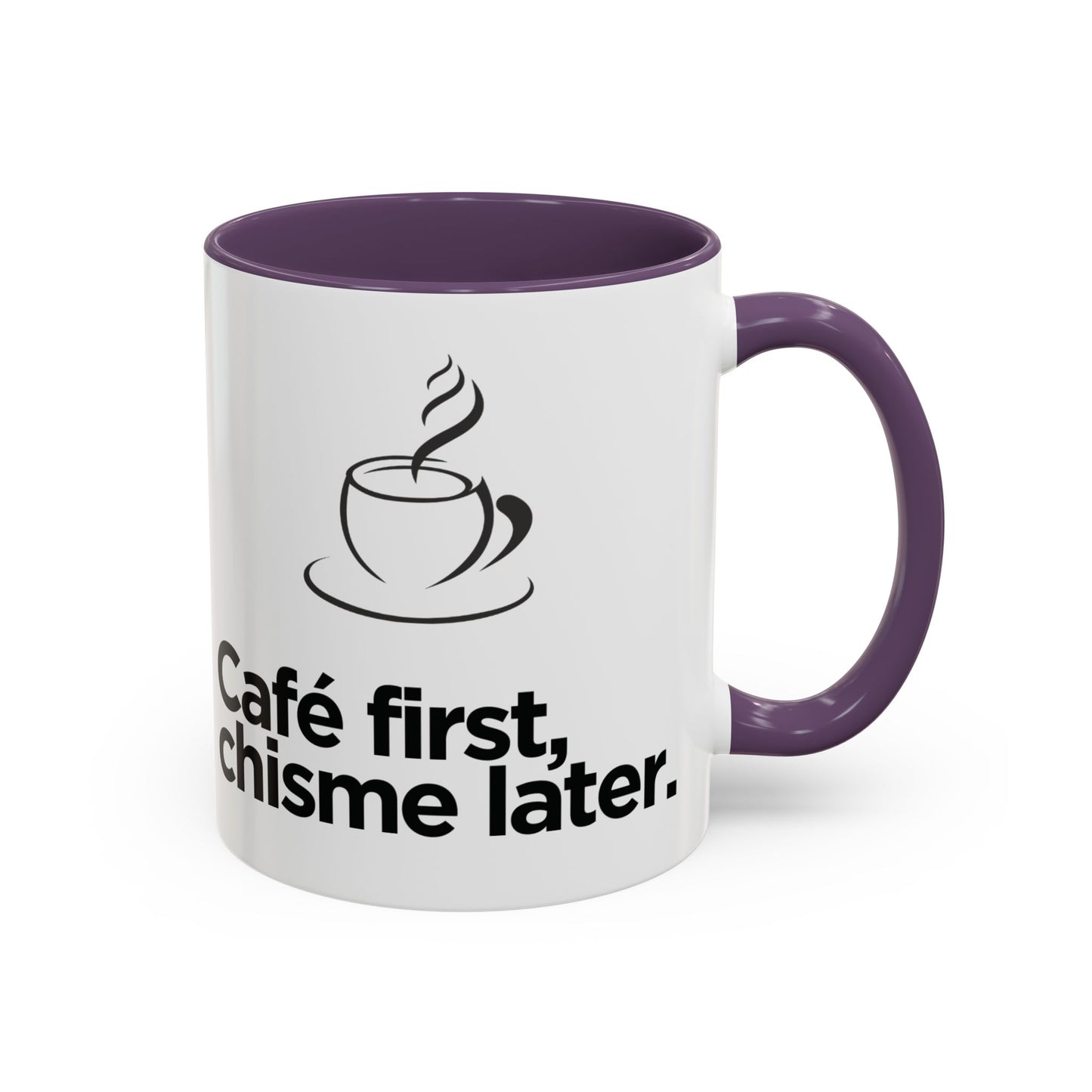 Café First, Chisme Later ☕🗣️✨ - Mug - 11oz | 15 oz
