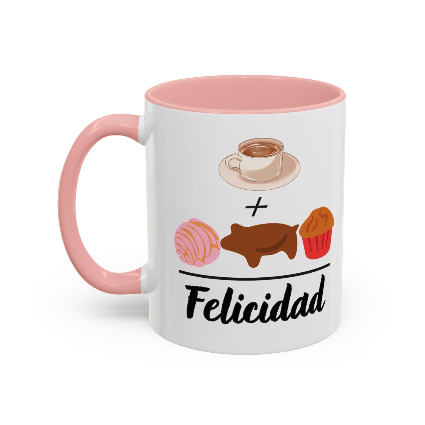 Cafecito + Pan Dulce = Felicidad βπ©π - Mug - 11oz | 15 oz