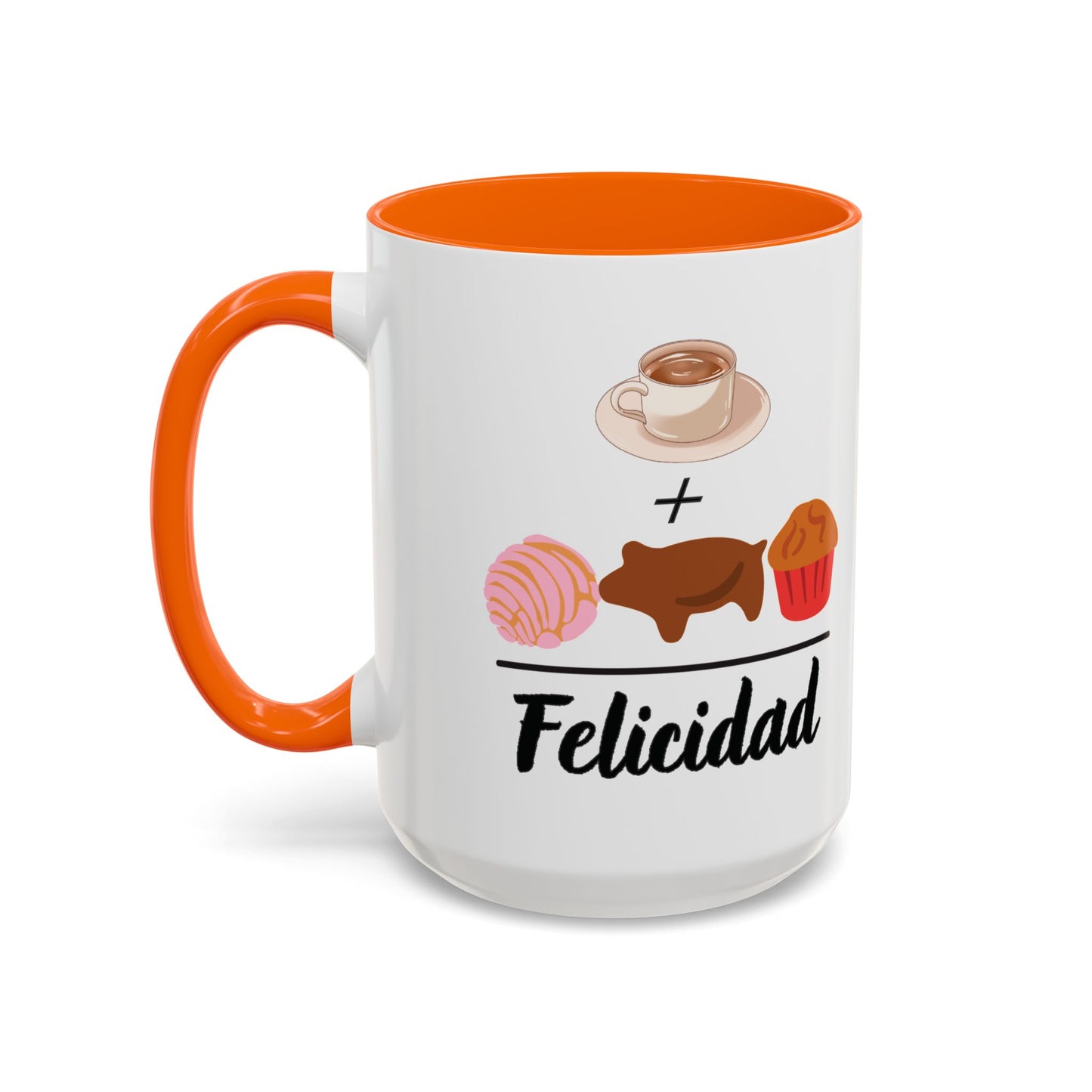 Cafecito + Pan Dulce = Felicidad βπ©π - Mug - 11oz | 15 oz