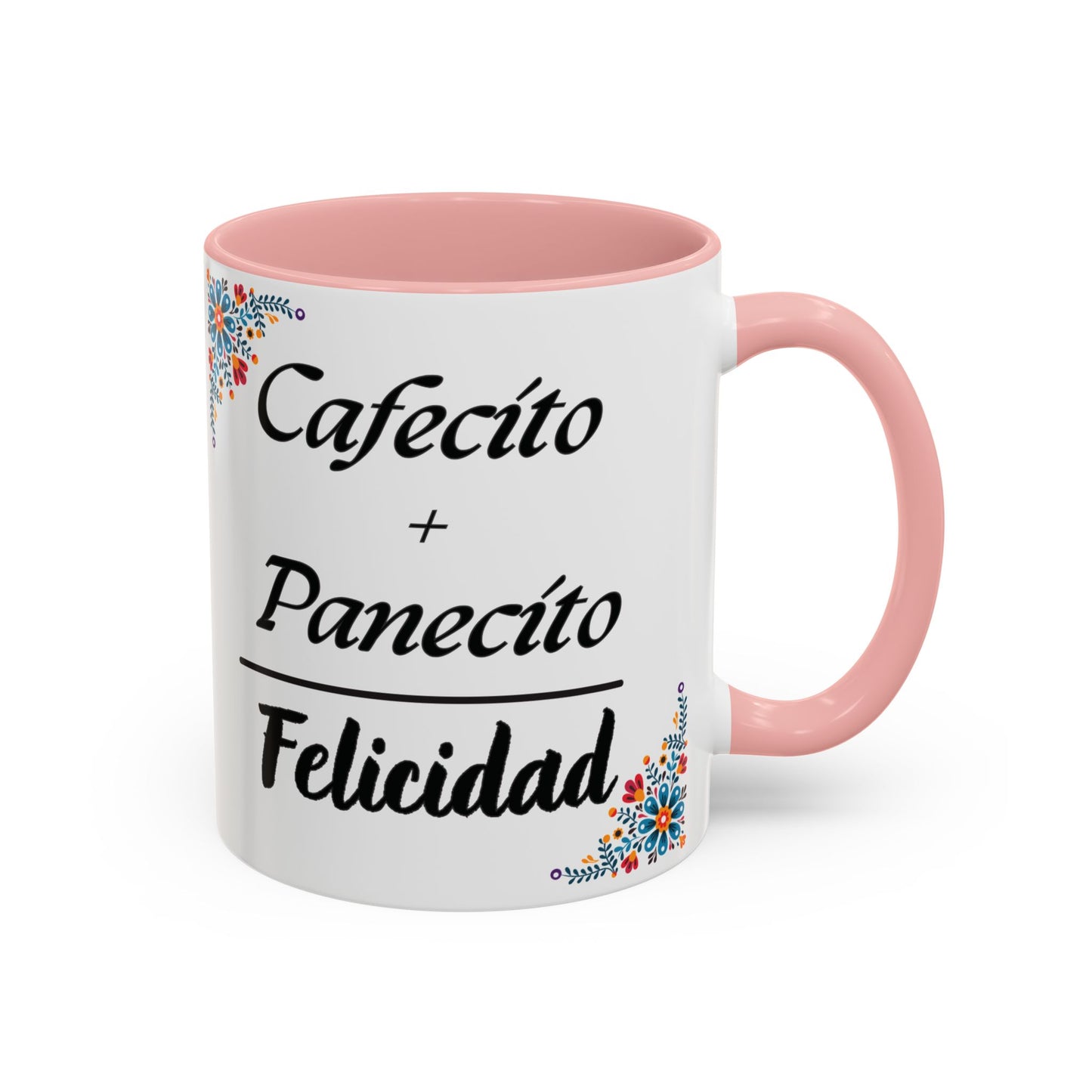 Cafecito + Panecito = Felicidad ☕🍩✨ - Mug - 11oz | 15oz
