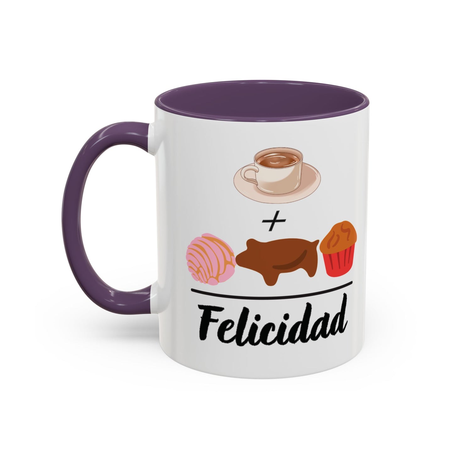 Cafecito + Pan Dulce = Felicidad βπ©π - Mug - 11oz | 15 oz