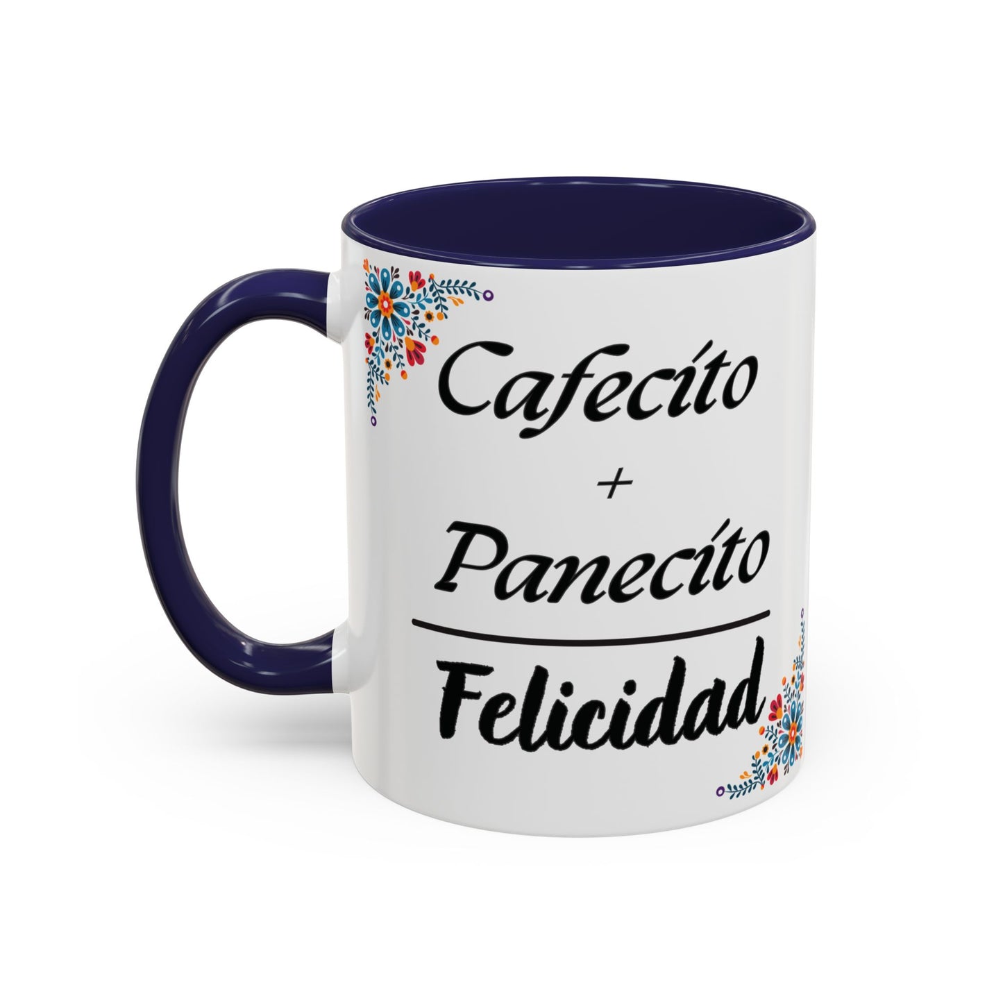 Cafecito + Panecito = Felicidad ☕🍩✨ - Mug - 11oz | 15oz