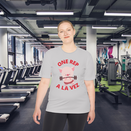 One Rep a la Vez 💪🐷 - Workout Tee
