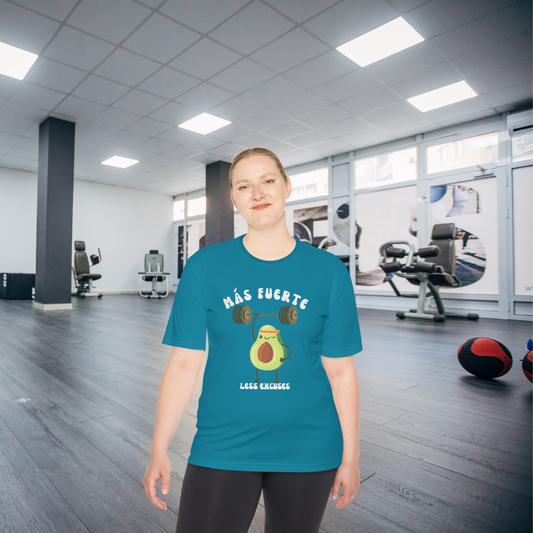 Más Fuerte, Less Excuses 🥑💪 - Workout Tee