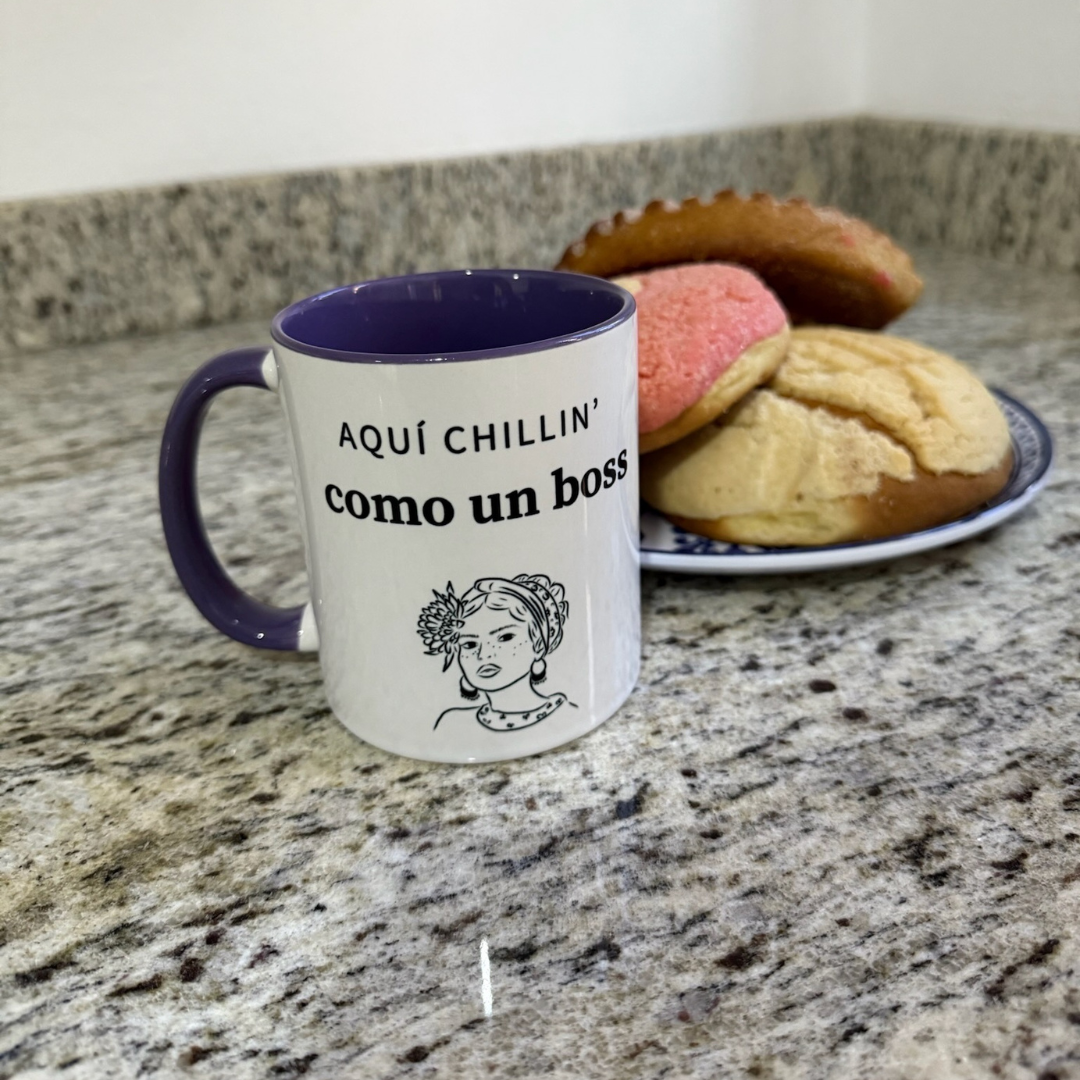 Aquí Chillin’ Como Un Boss ☕👑💅 - Mug - 11oz | 15oz