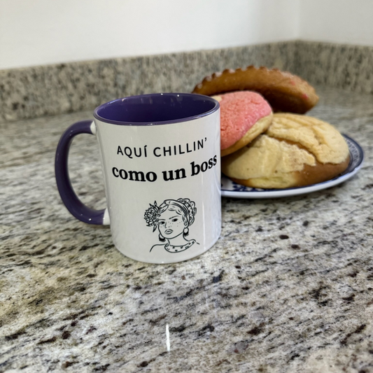 Aquí Chillin’ Como Un Boss ☕👑💅 - Mug - 11oz | 15oz
