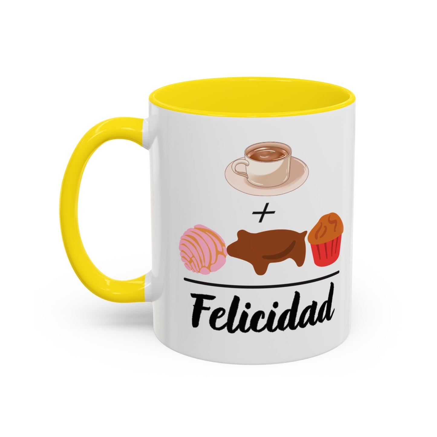 Cafecito + Pan Dulce = Felicidad βπ©π - Mug - 11oz | 15 oz