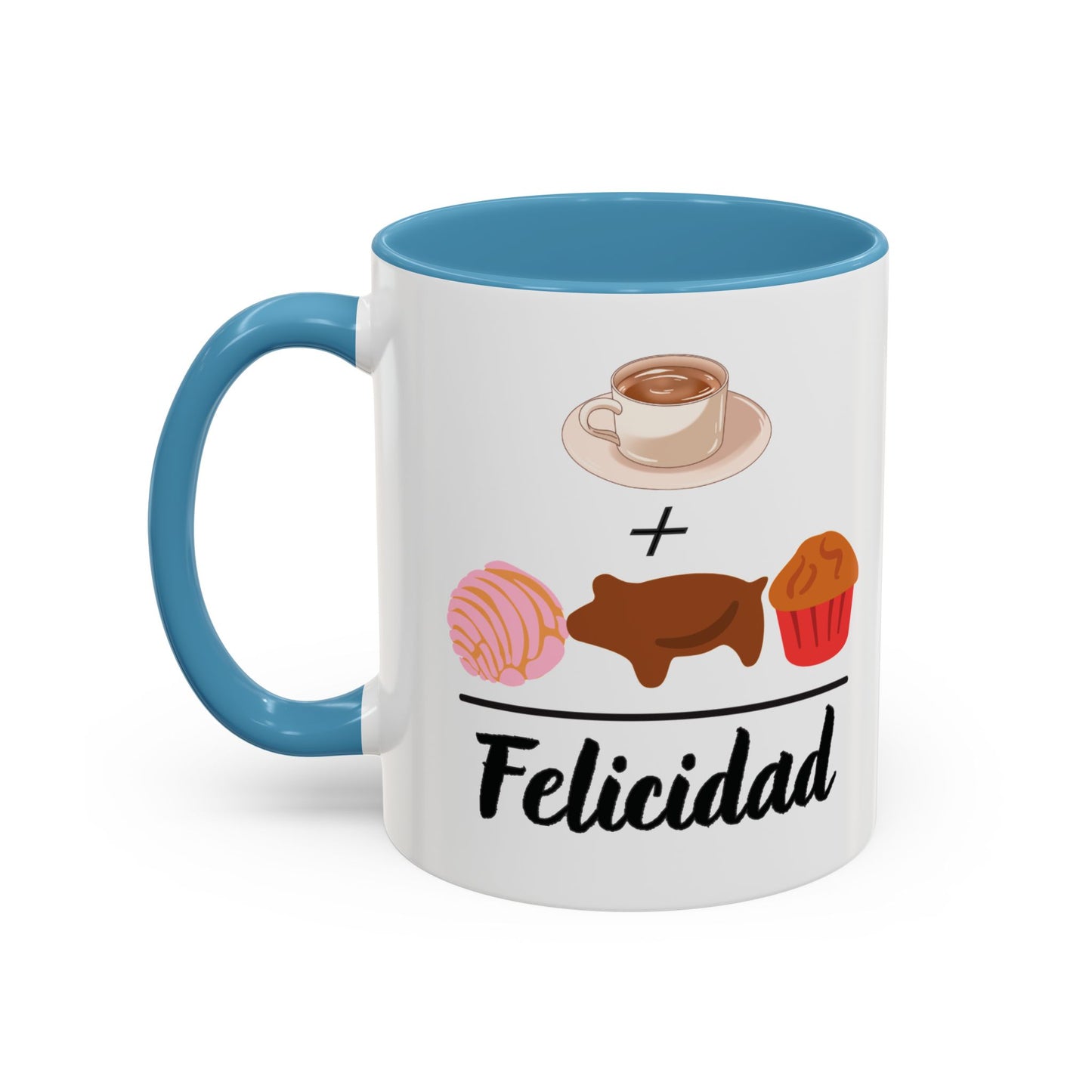 Cafecito + Pan Dulce = Felicidad βπ©π - Mug - 11oz | 15 oz