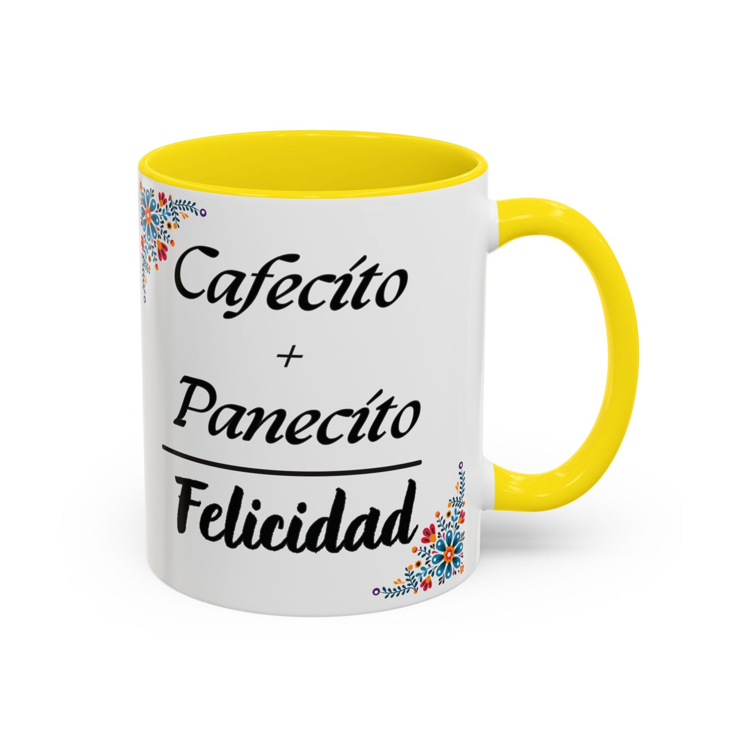 Cafecito + Panecito = Felicidad ☕🍩✨ - Mug - 11oz | 15oz