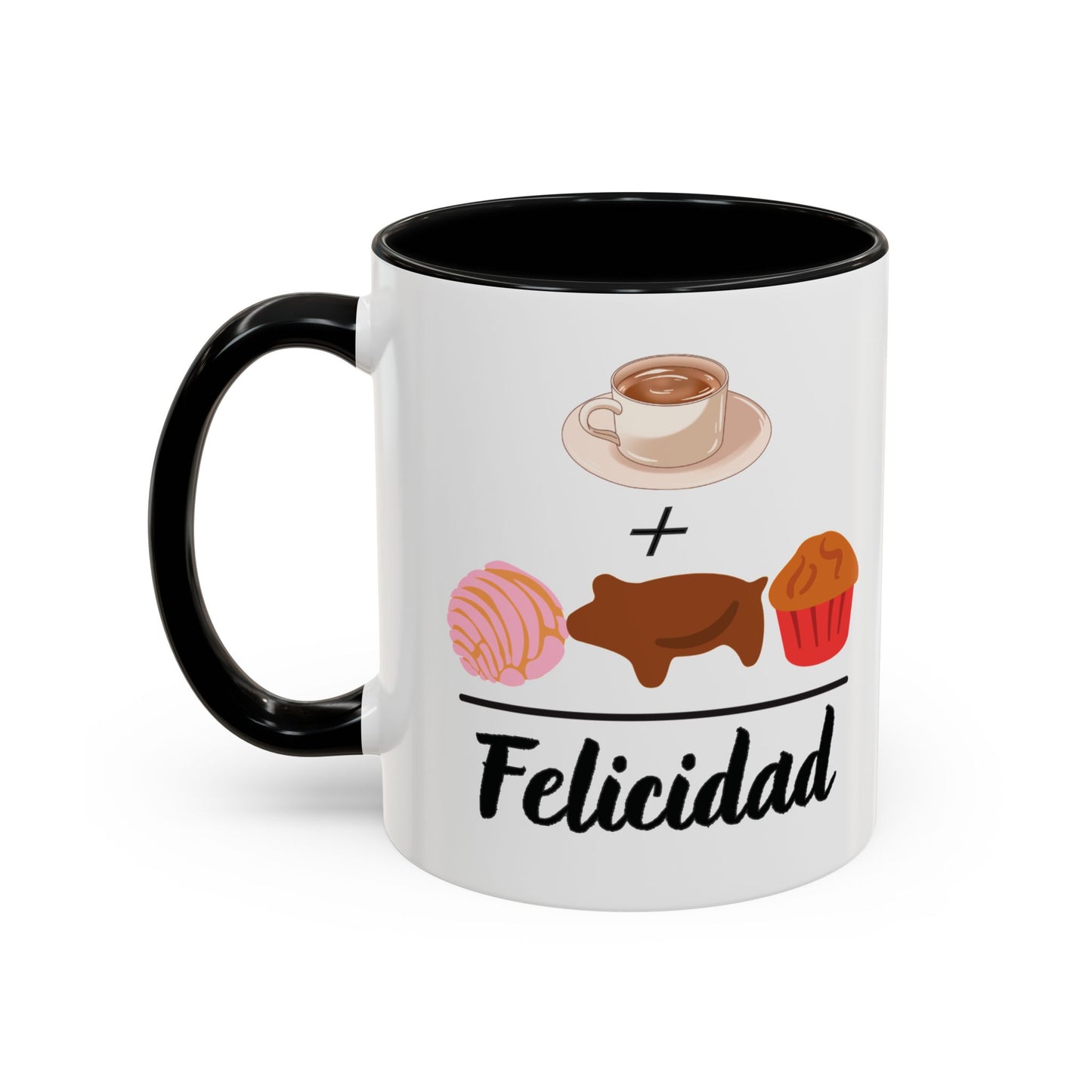 Cafecito + Pan Dulce = Felicidad βπ©π - Mug - 11oz | 15 oz