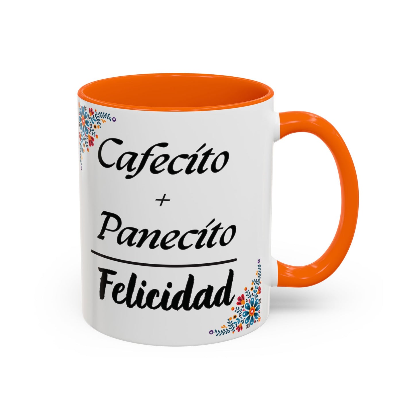 Cafecito + Panecito = Felicidad ☕🍩✨ - Mug - 11oz | 15oz