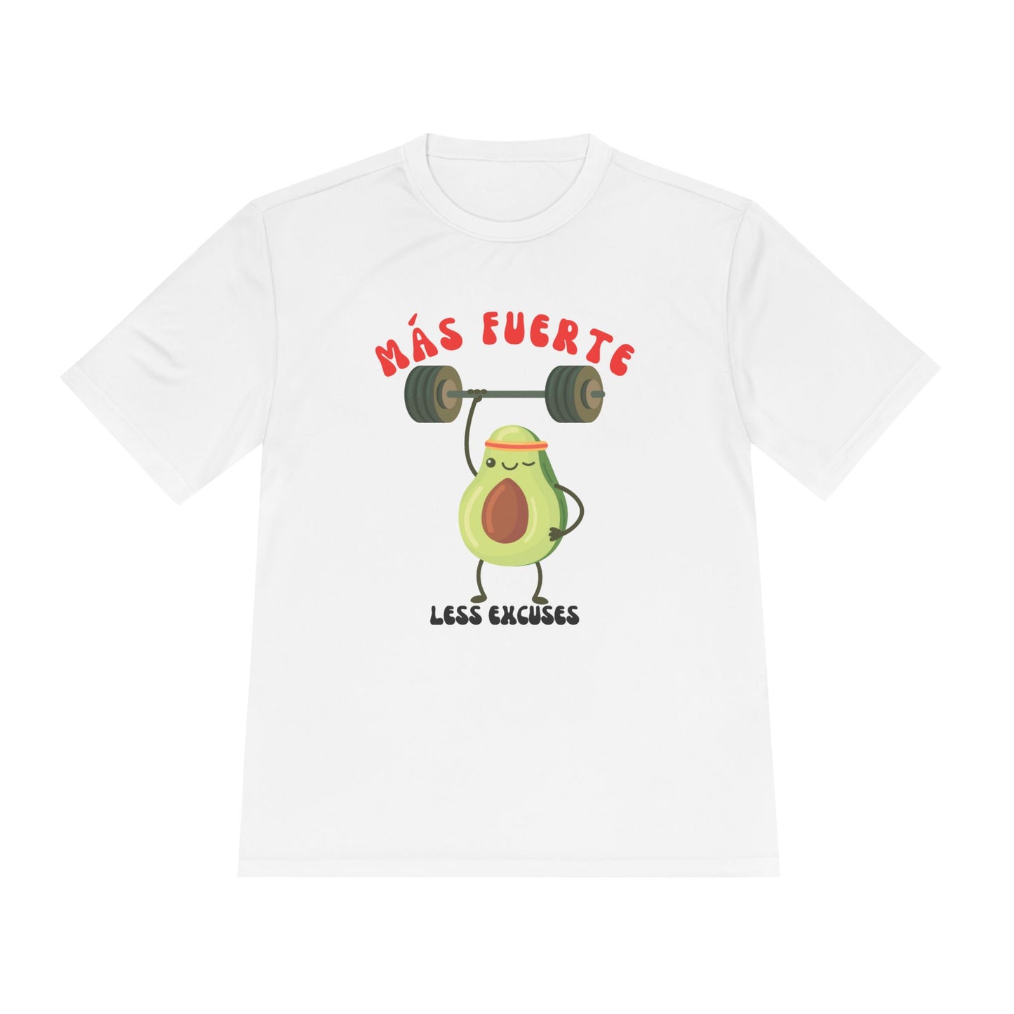 Más Fuerte, Less Excuses 🥑💪 - Workout Tee