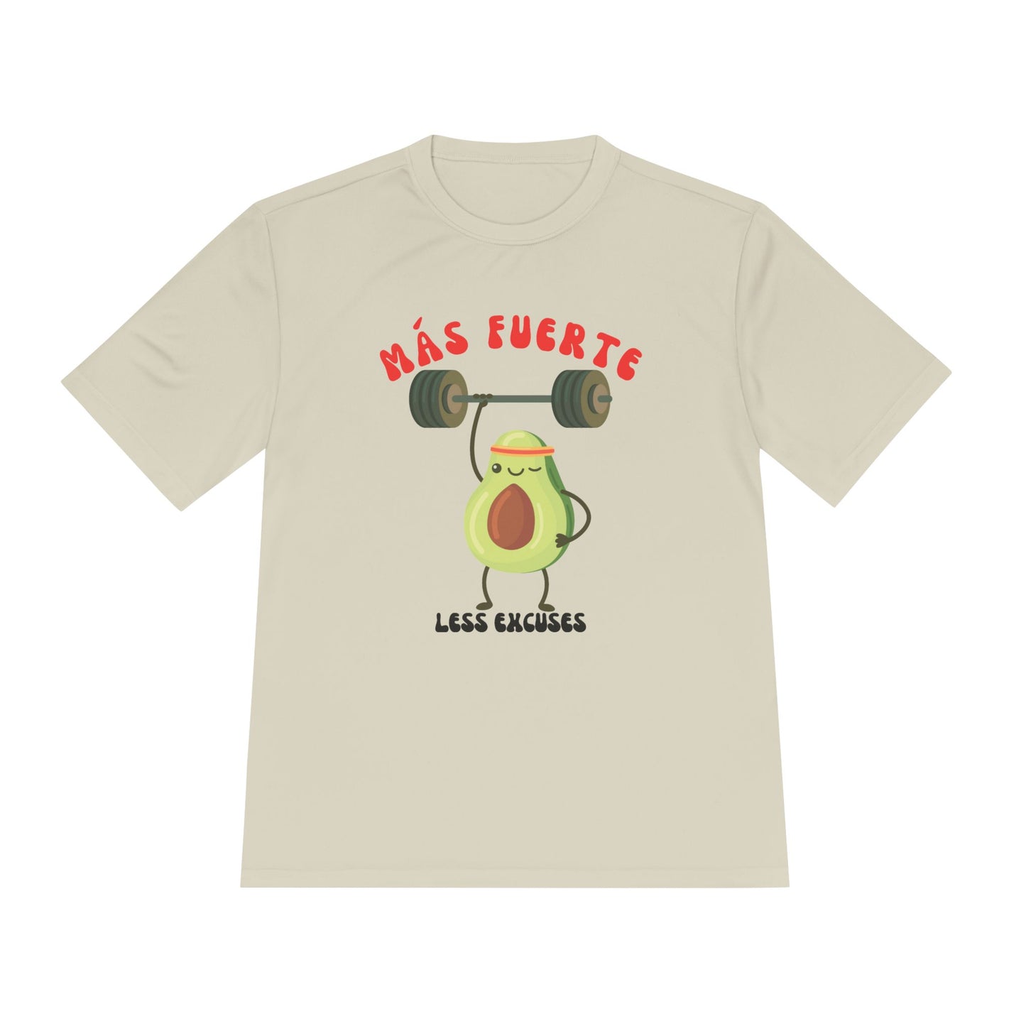 Más Fuerte, Less Excuses 🥑💪 - Workout Tee