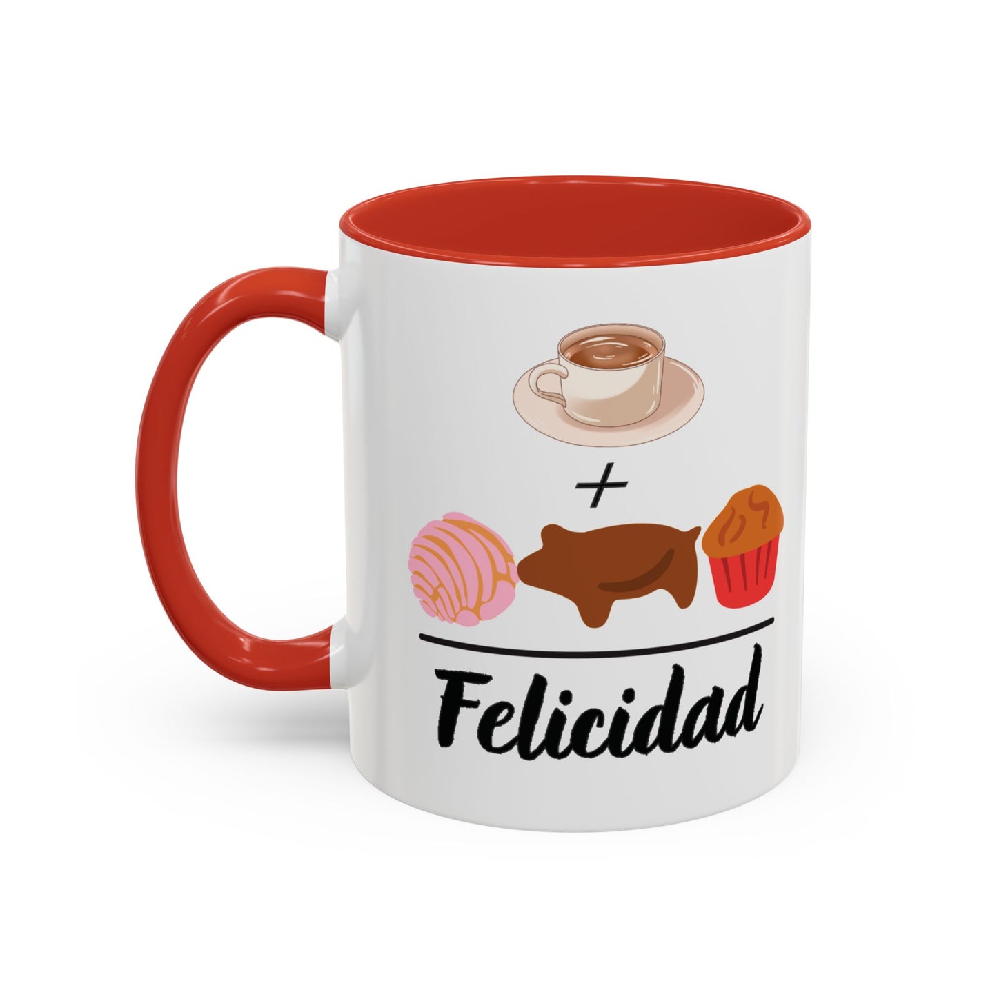 Cafecito + Pan Dulce = Felicidad βπ©π - Mug - 11oz | 15 oz