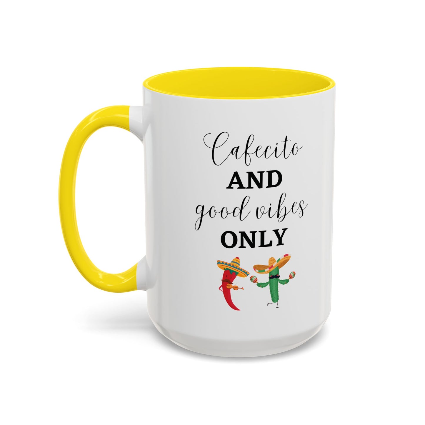 Cafecito and Good Vibes ONLY βππΆοΈ - Mug - 11oz | 15oz