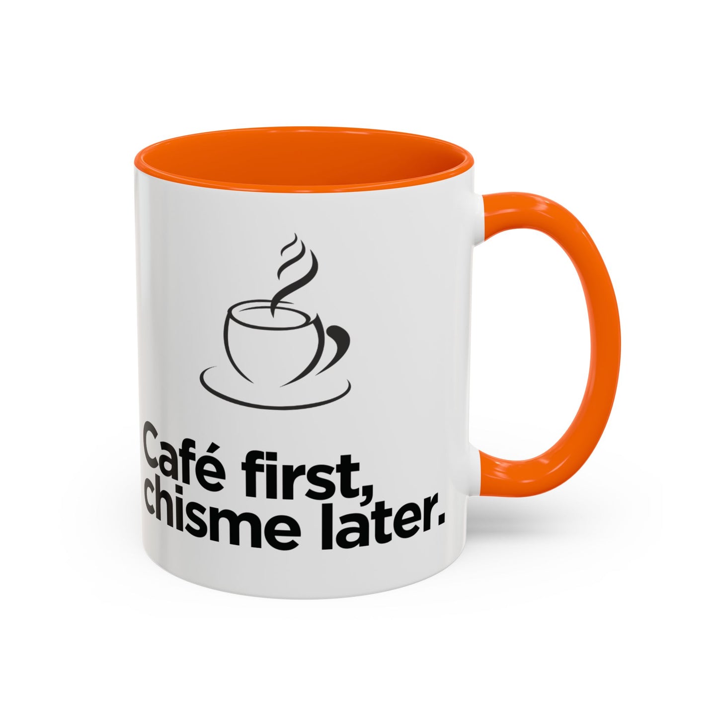 Café First, Chisme Later ☕🗣️✨ - Mug - 11oz | 15 oz