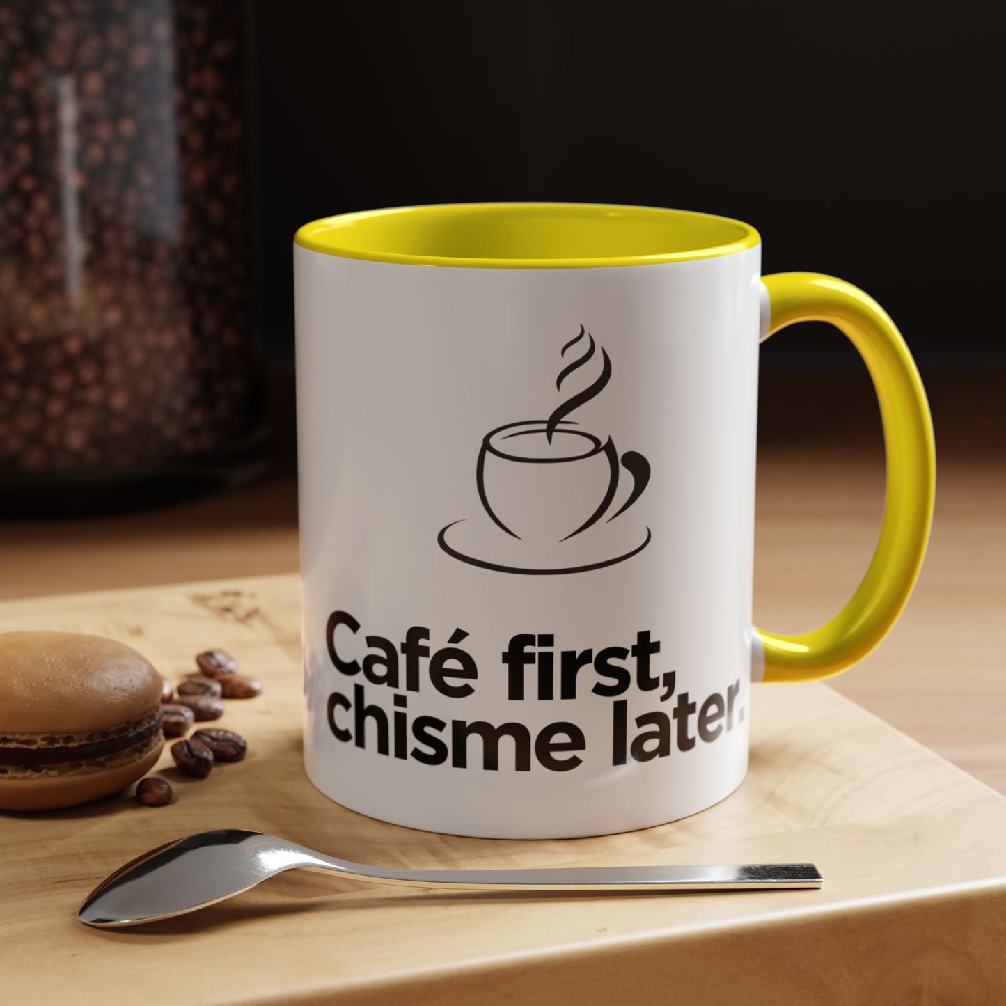 Café First, Chisme Later ☕🗣️✨ - Mug - 11oz | 15 oz