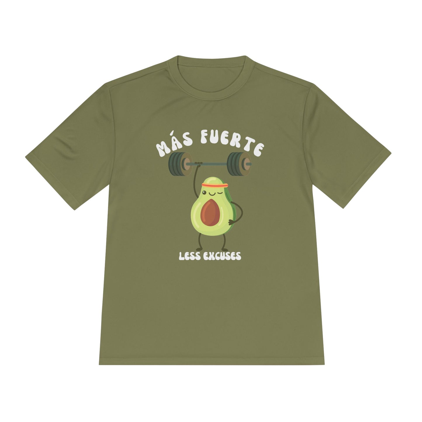Más Fuerte, Less Excuses 🥑💪 - Workout Tee