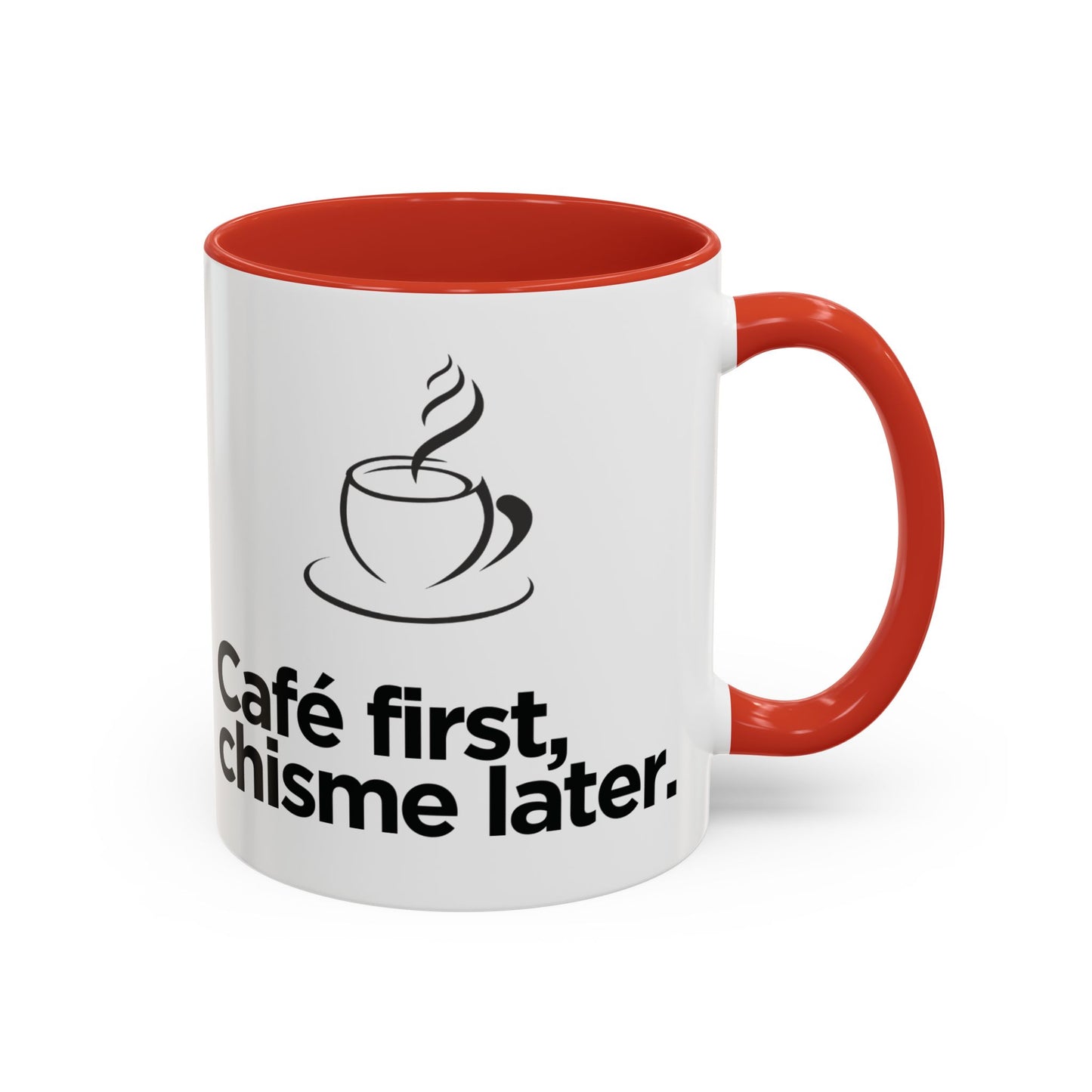 Café First, Chisme Later ☕🗣️✨ - Mug - 11oz | 15 oz