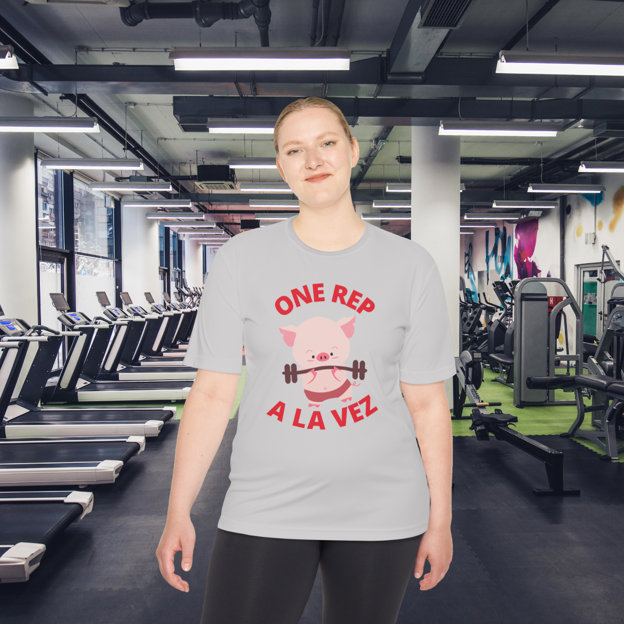 One Rep a la Vez 💪🐷 - Workout Tee
