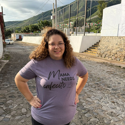 Mama Needs Cafecito - Short Sleeve Tee